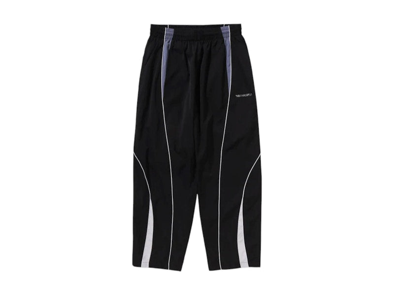 BAPE Bathing Ape Logo Nylon Track Pants Black
