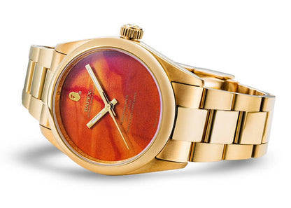 BAPE Bathing Ape Type 7 Bapex Watch Gold/Orange