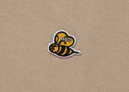BAPE Bee One Point L/S Tee Beige