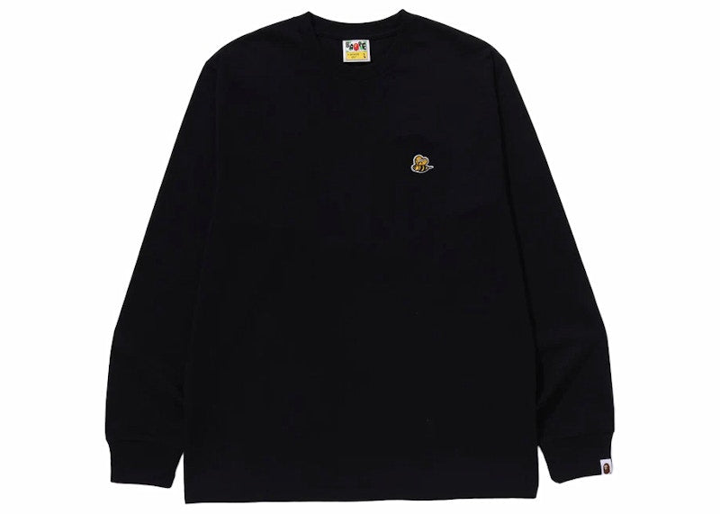 BAPE Bee One Point L/S Tee Black