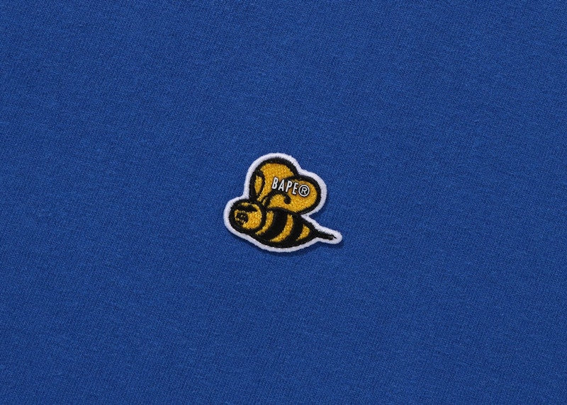 BAPE Bee One Point L/S Tee Blue