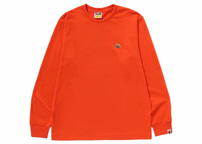 BAPE Bee One Point L/S Tee Orange