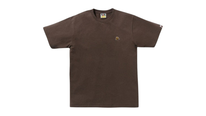BAPE Bee One Point Tee Tee Brown