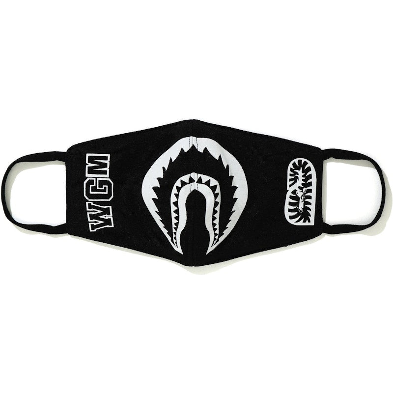 BAPE Bi Color Shark Mask Black/White