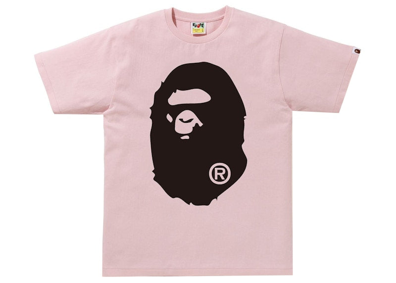 BAPE Bicolor Big Ape Head Tee (FW21) Pink