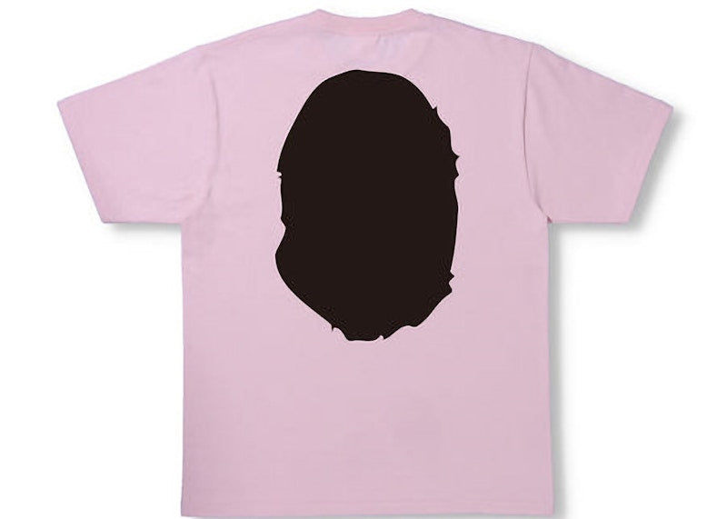 BAPE Bicolor Big Ape Head Tee (SS22) Pink
