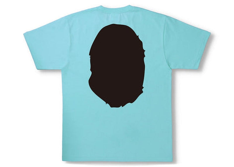 BAPE Bicolor Big Ape Head Tee (SS22) Sax