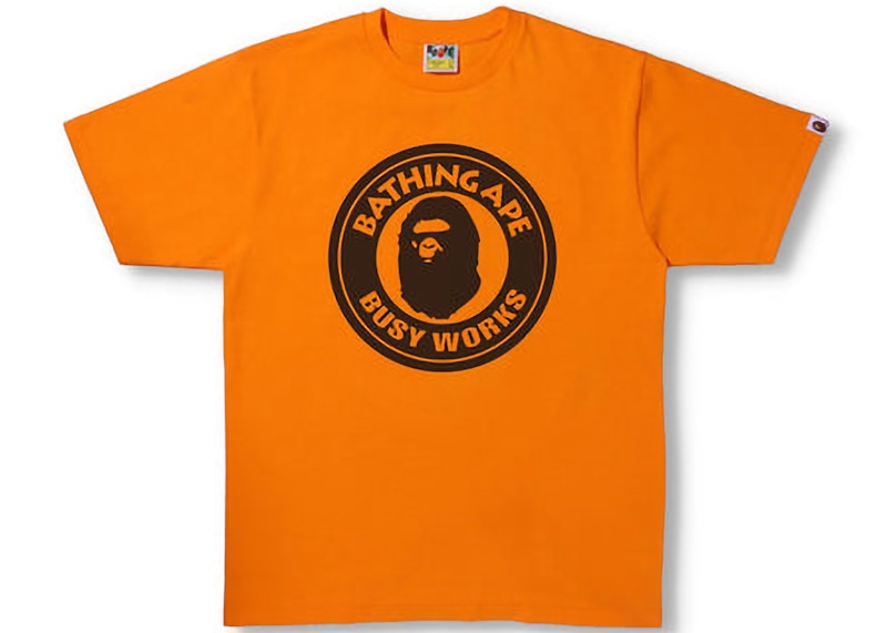 BAPE Bicolor Busyworks Tee (SS22) Orange