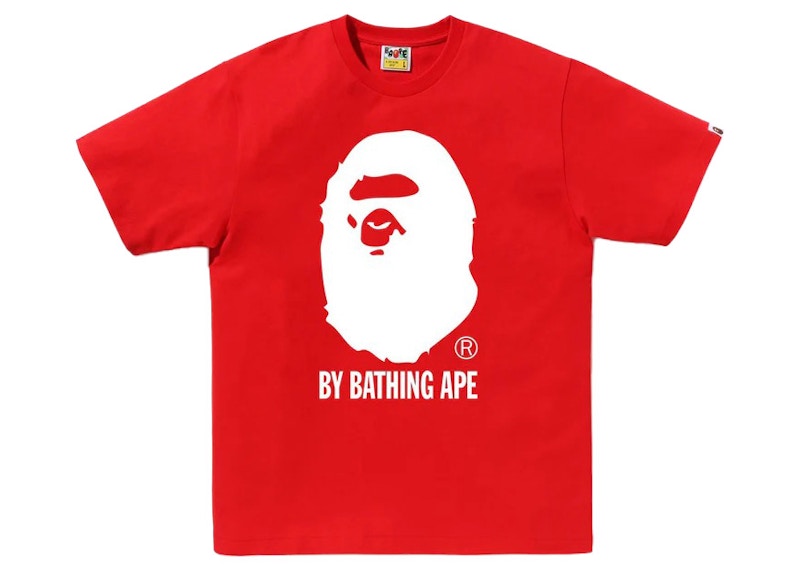 BAPE Bicolor By Bathing Ape Tee Red