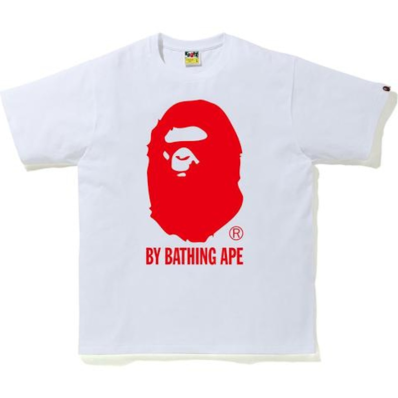 BAPE Bicolor By Bathing Ape Tee White/Red