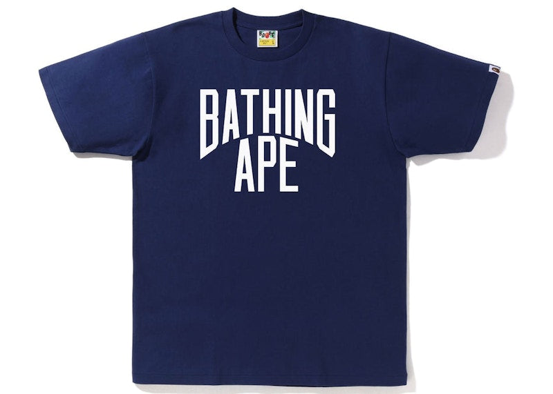 BAPE Bicolor NYC Logo Tee Navy