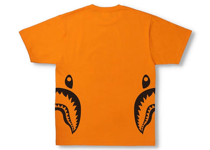 BAPE Bicolor Side Shark Tee (SS22) Orange