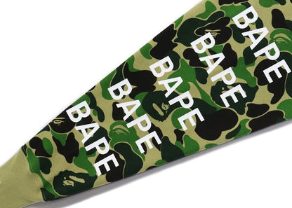 BAPE Big ABC Camo Relaxed Fit Full Zip Hoodie Green