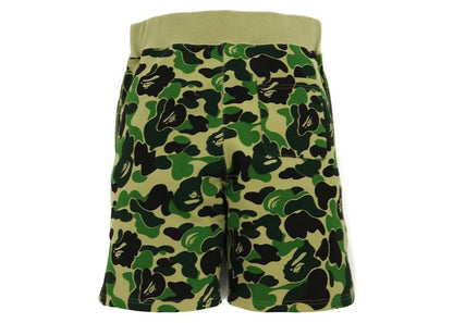 BAPE Big ABC Camo Shark Sweat Shorts Green
