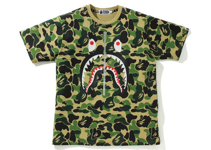 BAPE Big ABC Camo Shark Tee Green