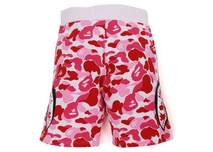 BAPE Big ABC Camo Side Shark Sweat Shorts Pink