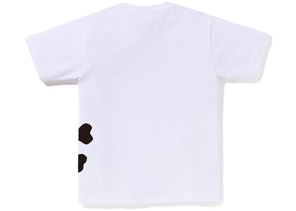 BAPE Big Ape Crossbone Pigment Print Tee White Black