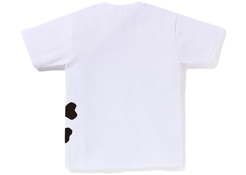 BAPE Big Ape Crossbone Pigment Print Tee White Black