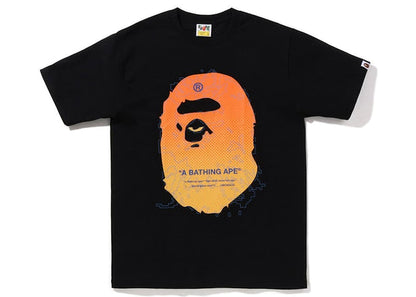 BAPE Big Ape Head Digital Mosaic Tee (FW22) Black Orange