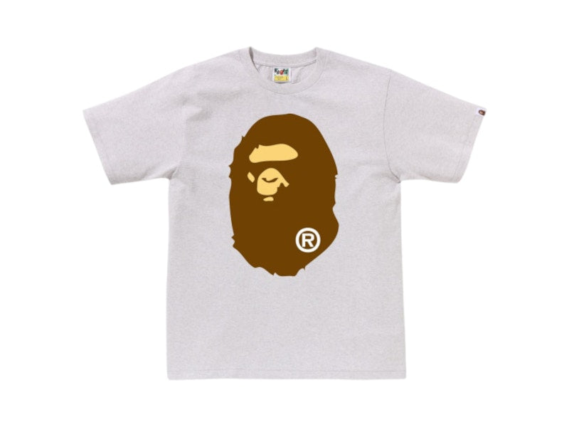 BAPE Big Ape Head T-shirt Light Grey