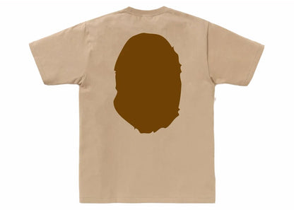 BAPE Big Ape Head Tee Beige