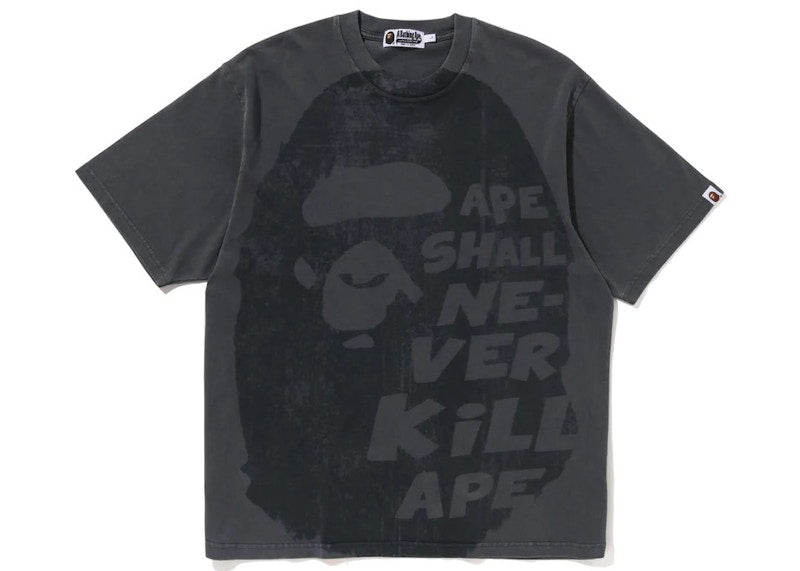 BAPE Big Ape Head Tee Black/Black