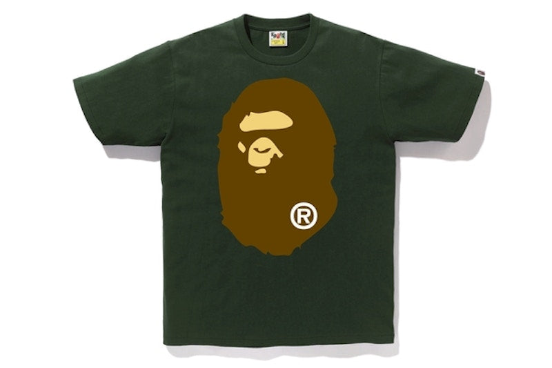 BAPE Big Ape Head Tee Green