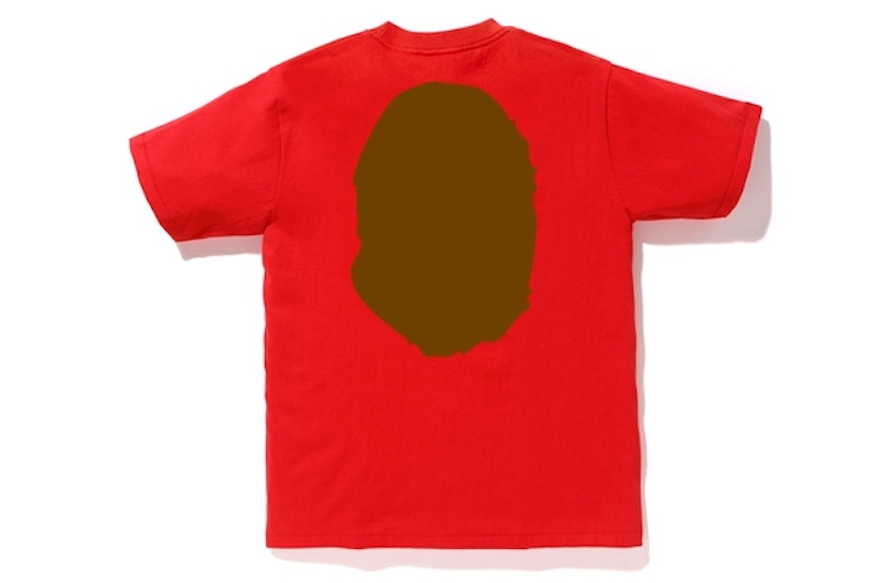 BAPE Big Ape Head Tee Red