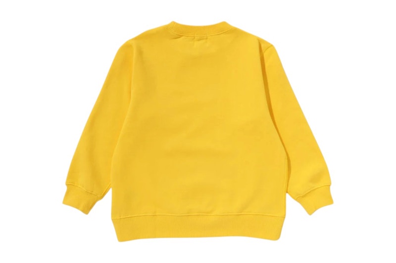 BAPE Big Baby Milo Crewneck Sweatshirt Yellow