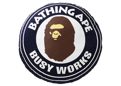 BAPE Big Busy Work Shop BWS Cushion Navy