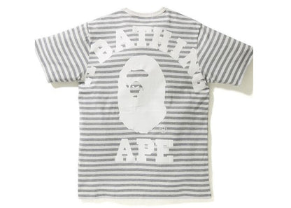 BAPE Big College Hoop Tee Gray