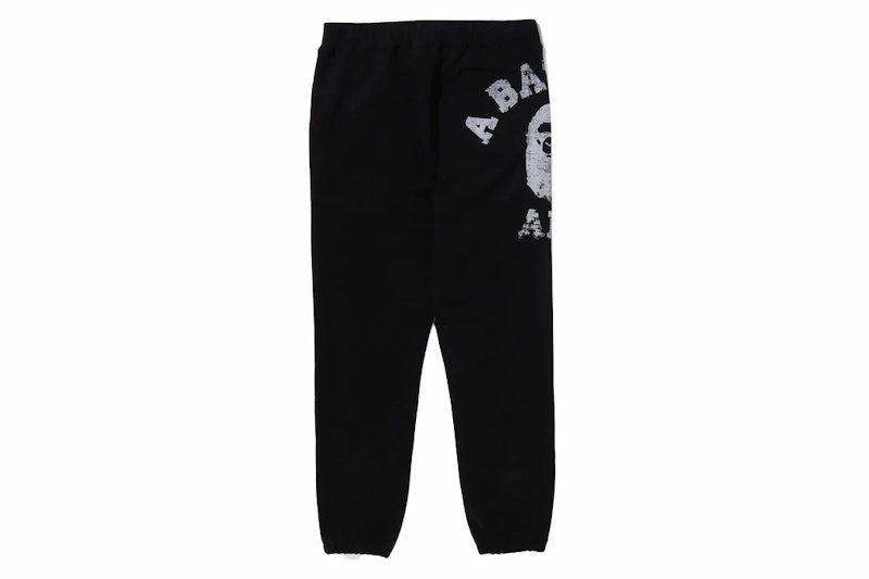BAPE Big College Sweat Pants Black