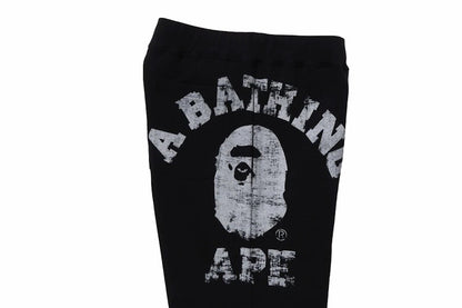 BAPE Big College Sweat Pants Black