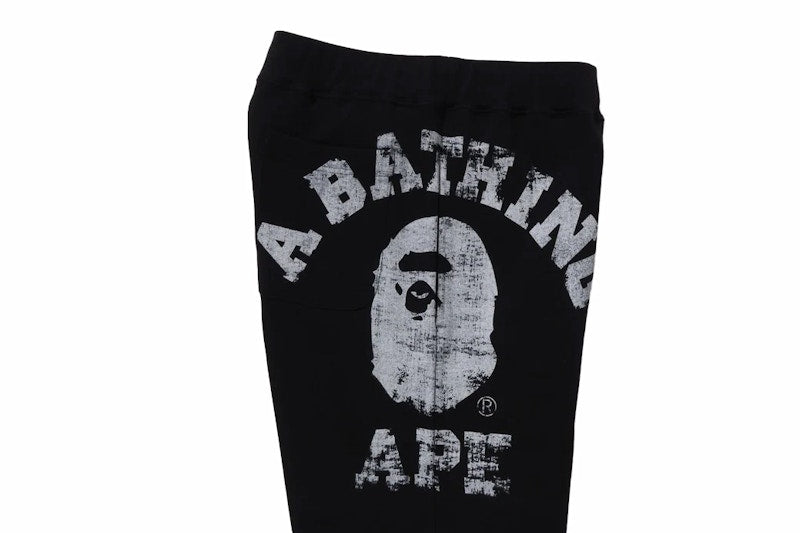 BAPE Big College Sweat Pants Black