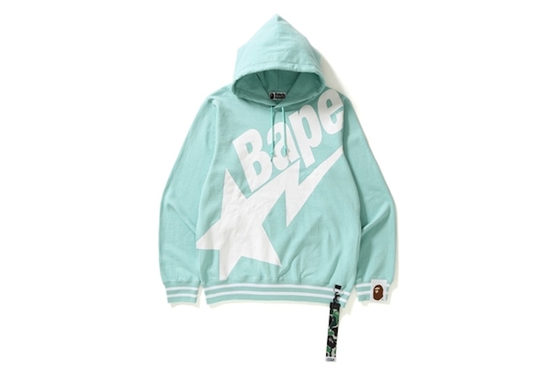 BAPE Big Sta Pullover Hoodie Teal