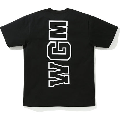 BAPE Big WGM Shark Emblem Wide Tee Black