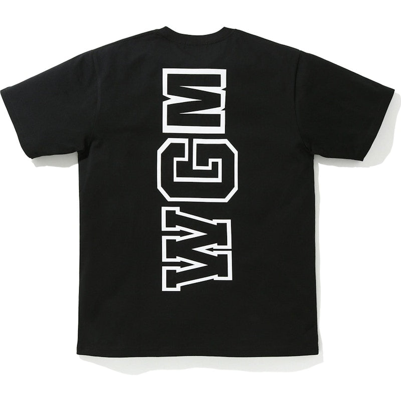 BAPE Big WGM Shark Emblem Wide Tee Black