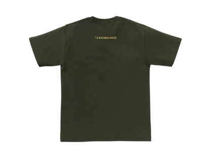 BAPE Bitmap Logo Tee Olivedrab