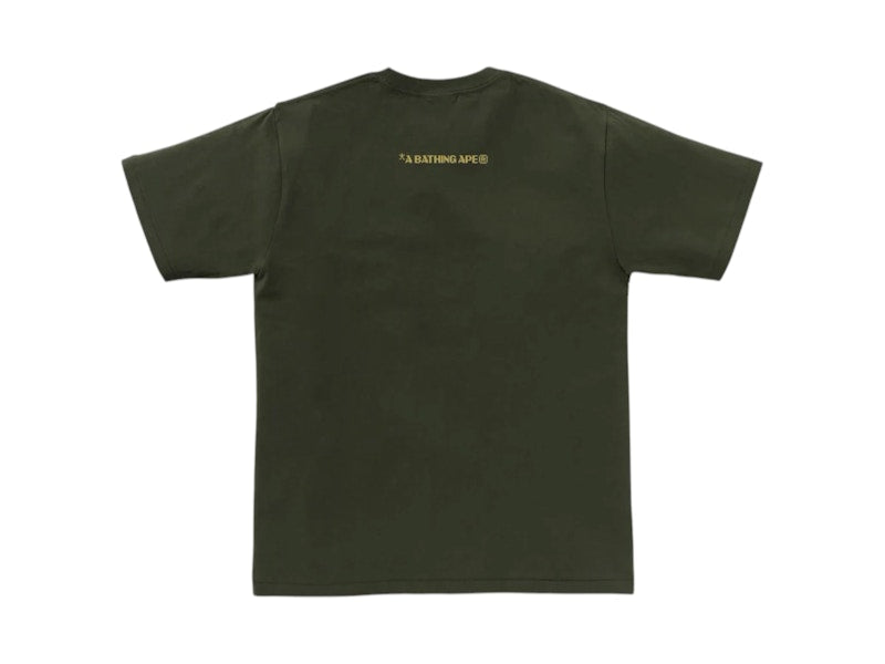 BAPE Bitmap Logo Tee Olivedrab