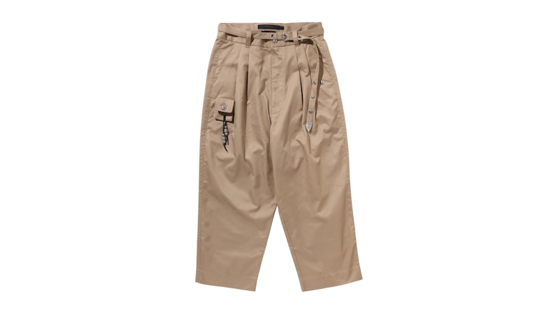 BAPE Black Belted Airpod Chino Pants Beige