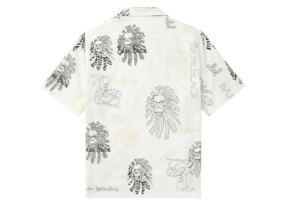 BAPE Black Graphic Stitch Shirt White