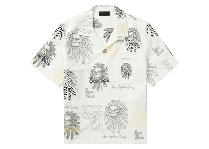 BAPE Black Graphic Stitch Shirt White