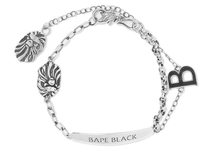 BAPE Black I Bracelet Silver
