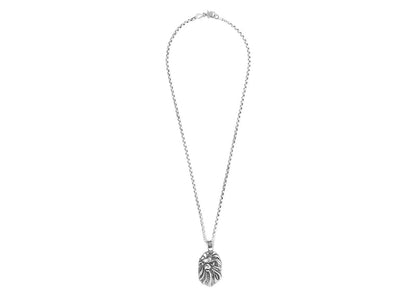 BAPE Black I Necklace Silver