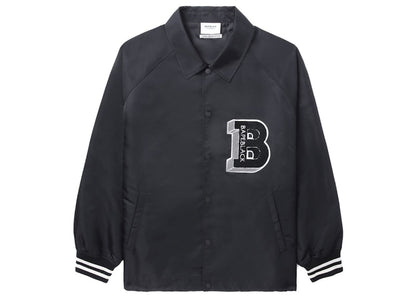 BAPE Black Logo Coach Jacket Black