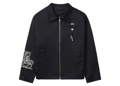 BAPE Black Logo Worker Jacket Black