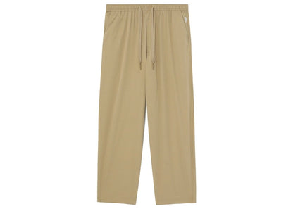BAPE Black Loose Fit Tapered Easy Pants Beige