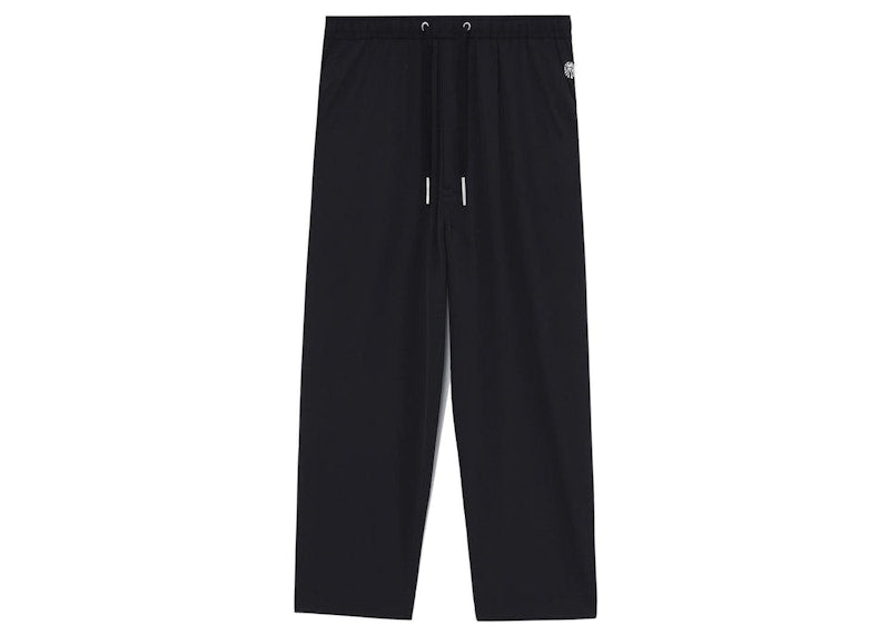 BAPE Black Loose Fit Tapered Easy Pants Black