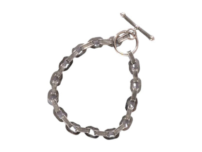 BAPE Black Madface Kashira Bracelet Silver