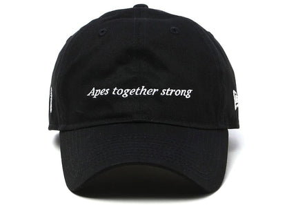 BAPE Black Message Cap Black